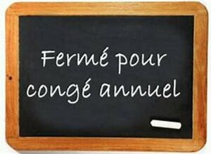 Fermeture annuelle